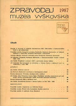 Zpravodaj Muzea Vyškovska 1987