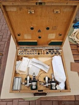 Dvojitý motorový indikátor VEB Schönebeck (DDR) - Kompletní