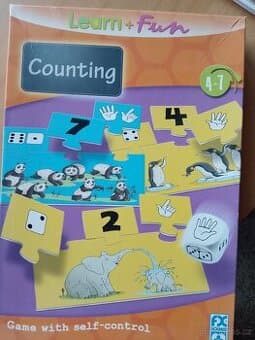 Puzzle s čísly 4-7let