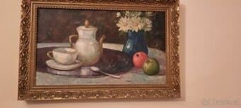 Obrazy , malíř p.Kalma ČB