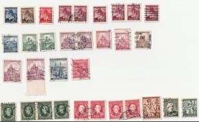 Staré poštovní známky Protektorát Slovenský Stát