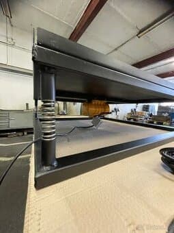 Vobrační stůl 1000x1000mm, vibrátor, vibrační deska