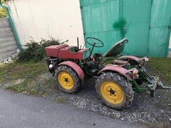malotraktor Agrozet T-4k12, včetně příslušenství