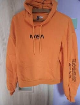 Mikina NASA oranžová