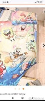 Povlečení SpongeBob a traktory