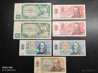 Bankovky Československo 1961 - 1988