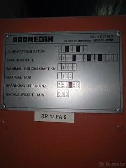 Ohraňovací lis Amada