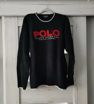 Pánský černý svetr Polo Jeans Ralph lauren