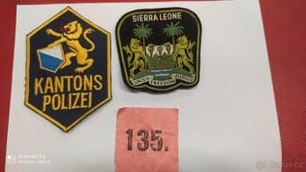 Nášivky policie, celnici atd., i mimo EU...