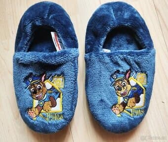 Dětské papuče tlapková patrola velikost 30/31