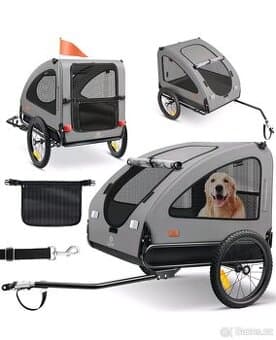 Přívěs pro psa za kolo
