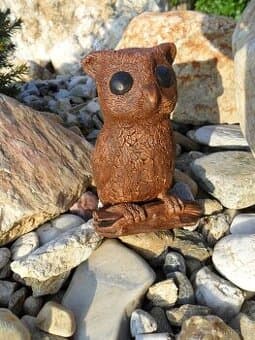 Zahradní dekorace-sova,sovička,umělý kámen,beton