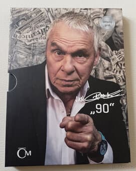 Stříbrný groš Jan Saudek 90 let proof