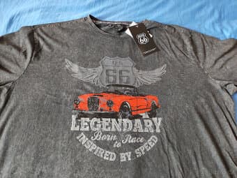 Nové značkové tričko "Route 66" - 5 xl