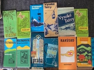 Staré mapy a průvodci