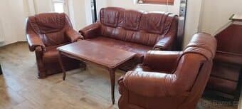 Sedací souprava pravá kůže