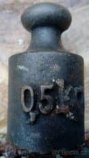 Retro kupecke závaží