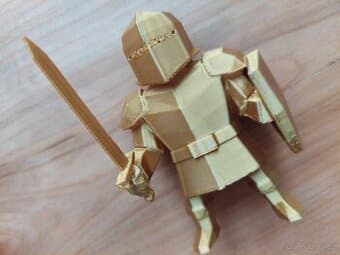 Nová figurka zlatý rytíř, zbrojnoš, středověk, rytíři SLEVA