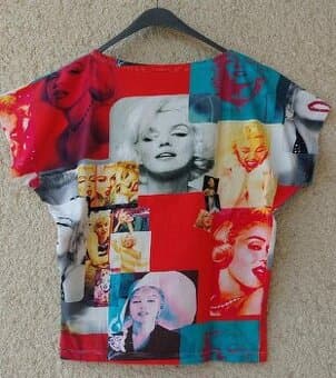 Dámské letní triko -  Draps - vel. M - 40.