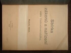 Sbírka zákonů a nařízení státu československého 1924
