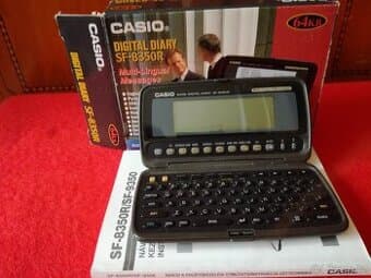 Digitální diář Casio