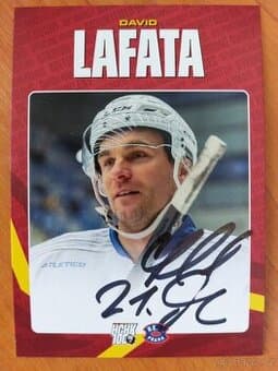David Lafata - podpisová karta