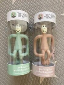 Kousátko a kartáček 2v1 pro dvojčátka