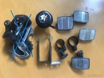 ND na kolo, tachometr, odrazky, zvonek