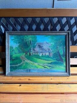 Obraz olejomalba “Dům”