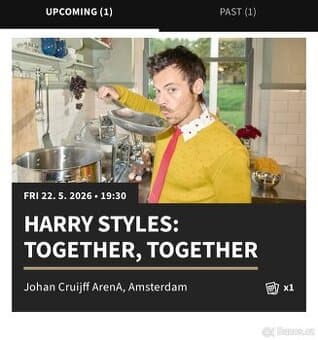 Harry Styles Koncert - Amsterdam, 22.5.2026