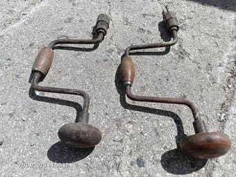 Staré ruční vrtačky