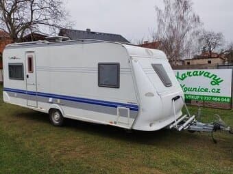 HOBBY 540UFe č.242. Pro 4. Fr. postel. Sprcha. Rok 2006