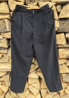 Pánské černé kalhoty / společenské kalhoty