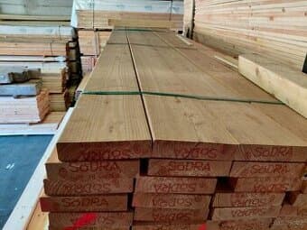 Prodám modřínová hoblovaná fošny