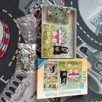 Dětské puzzle papirové