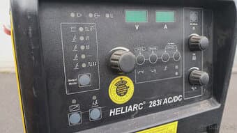ESAB HELIARC 283i AC/DC (chlazení, vozík, náhradní díly)