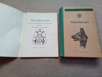 Služební pes -dvě knihy-výcvik