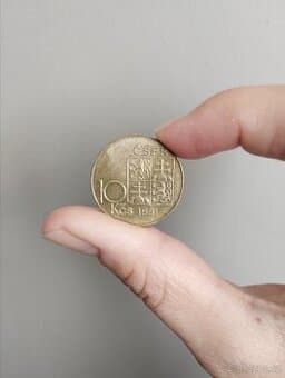 Mince 10 Kčs 1991