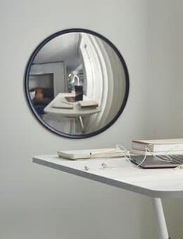 610 - Dekorativní konvexní zrcadlo SVARTBJÖRK - IKEA, 41 cm