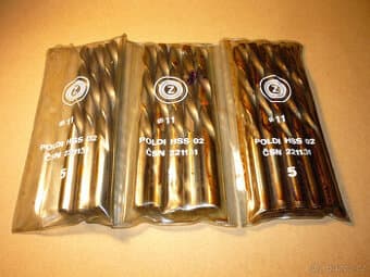 Vrták s válcovou stopkou levý - 2