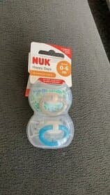 NUKA Dudlíky 2 ks nové nepoužité 0-6 měsíců