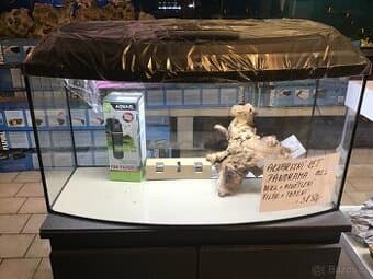 Nové akvárium panorama set 102litrů