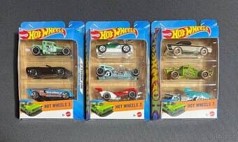 Hot wheels sada 3ks autíček