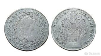 20 krejcar 1765 BK/SK-PD - František I. Lotrinský, posmrtně