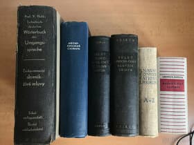 slovníky historické AJ,NJ,RJ; lexikon NJ