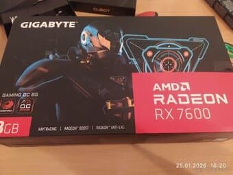 GPU Grafická karta Gigabyte RX 7600 8GB