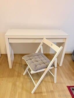 Stůl ikea MALM se židlí