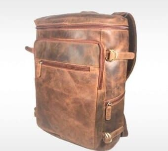 NOVÝ celokožený batoh – Vintage styl, pravá kůže, laptop