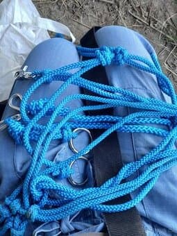 Provazova uzdecka plus martingal