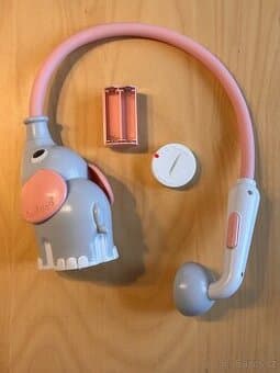 Yookidoo – Dětská sprcha slon (šedorůžová)